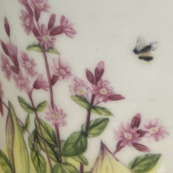 Springfield Poppy Field Meadow Butterfly Bone China Mug England Inside Design - Picture 8 of 15